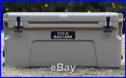 New COLD BASTARD PRO SERIES ICE CHEST BOX COOLER YETI QUALITY Free s&h 75L TAN