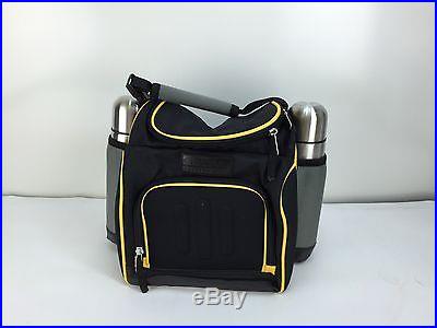 New Craftsman Deluxe Lunch Bag Cooler Box Insulate with 2 thermos