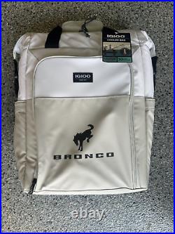 New Ford Bronco Igloo Cooler Bag Backpack with Bronco Notebook & Hat (Off-Roadeo)