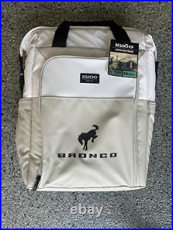 New Ford Bronco Igloo Cooler Bag Backpack with Bronco Notebook & Hat (Off-Roadeo)