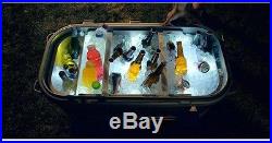 New IGLOO Large 125 Qt. Party Bar LiddUp Illuminated Drink Cooler withLED Lights
