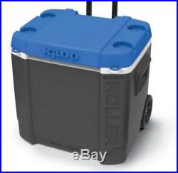 New Igloo Cooler 60 Quart Large Capacity Roller Rolling Ice Chest