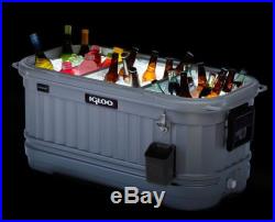 New Igloo Party Bar Cooler Huge 125 Quart Ice Chest Rolling Base TableTop