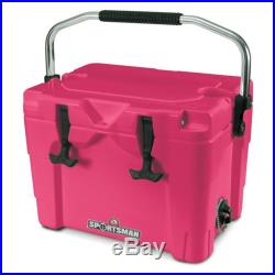 New Igloo Pink Cooler Sportsman 20 Quart Ice Chest Large