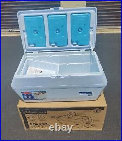 New NOS Rubbermaid Rare Large Cooler 80 Quart Ice Chest Insulated Marine Fishing