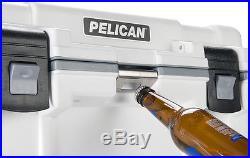New Pelican Elite 50QT Marine Cooler/Ice Chest Made in USA #50Q-1-SEAFOAMGRY