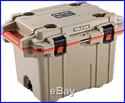 New Pelican Elite 50QT Marine Cooler/Ice Chest Made in USA #50Q-2-TANORG
