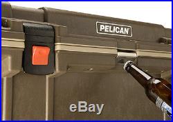 New Pelican Elite 70QT Marine Cooler/Ice Chest Made in USA #70Q-2-BRNTAN