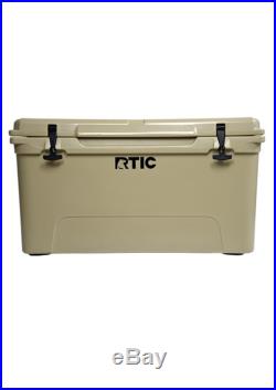 New Rtic 65 qt Tan in color Hard side cooler