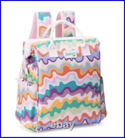 New Swig Life Paki Backpack Cooler Sand Art Colorful Lightweight Leak-proof