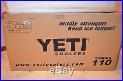 New YETI Cooler Tundra 110 Quart Ice Chest White YT110W Free Tarpon Entry Tool