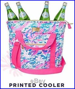 Nip Lilly Pulitzer Cosmic Cooler And Drink Hugger Set Cracked Up
