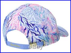 Nwt Lilly Pulitzer Set Kaleidoscope Coral Cooler And Run Around Hat Crew Blue