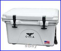 ORCA COOLER 26 QT. 7-10 DAY COOLER -WHITE COLOR MADE IN THE USA
