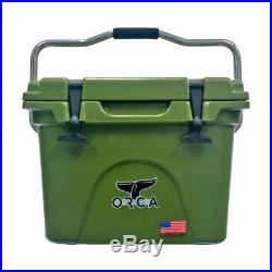 ORCA Coolers Green 20 Quart Capacity Cooler with Single Flex Grip & Lid Gasket