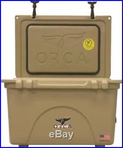 ORCA ORCT040 Roto-Molded Cooler, 40 qt, Up To 10 Days Ice Retention Time, Pre