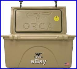 ORCA ORCT075 Roto-Molded Cooler, 75 qt, Up To 10 Days Ice Retention Time, Pre