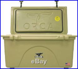 ORCA ORCT075 Roto-Molded Cooler, 75 qt, Up To 10 Days Ice Retention Time, Premiu