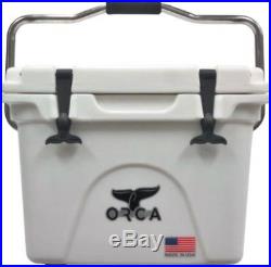 ORCA ORCW020 Durable Roto-Molded Cooler, White, 20-Qt Capacity