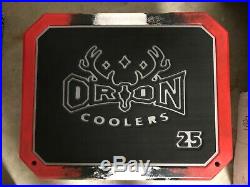ORION 25 Heavy Duty Premium Cooler Durable Insulated Ice Chest RED/BLACK/WHITE