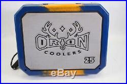 ORION Coolers 25 Heavy Duty Insulated Ice Chest Cooler Blue/Orange