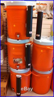 Orange 10 Gallon Rubbermaid Water Cooler