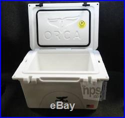 Orca Coolers BW040ORC 40Qt. Cooler, White, 26x17.5x17.5