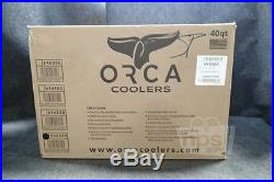 Orca Coolers BW040ORC 40Qt. Cooler, White, 26x17.5x17.5