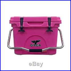 Orca Coolers ORCP020 Insulated 20 QT Quart Pink Ice Chest Cooler