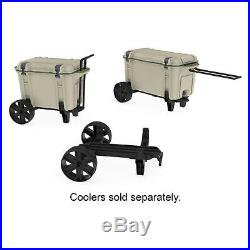 OtterBox All-Terrain Wheels Cooler Accessory for Venture 45 & 65 Coolers, Black