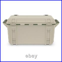 OtterBox Venture Outdoor Camping Fishing Cooler 65-Quarts, Tan/Green (For Parts)
