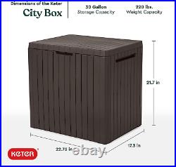 Outdoor Patio Furniture and Hot Tub Side Table with 7.5 Gallon Beer and Wine Coo
