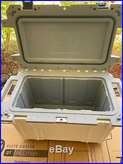 PELICAN 70QT ELITE COOLER WHITE Used (1) Once Last 4th Of July. Kept Ice Days