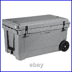 PICK YOUR COLOR CaterGator 65 Qt. Mobile Rotomolded Extreme Outdoor Cooler / Ice