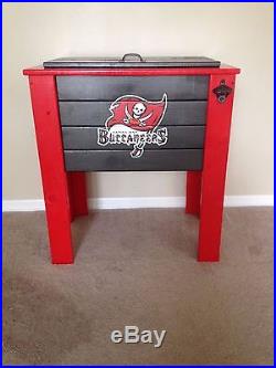 Painted Wood Cooler Stand