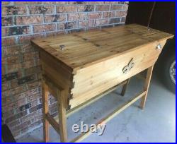Patio Wooden Cooler outdoor Ice Drink Chest