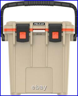 Pelican 20Q-2-TANORG 20qt Elite Cooler Tan/Orange NEW in box
