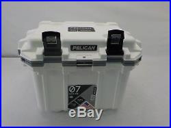 Pelican 30Q-1-WHTGRY Elite 30 Quart Cooler, White/Gray