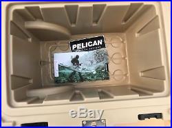 Pelican 45 Quart Wheeled Tan Cooler