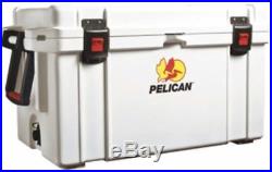 Pelican 65 Quart ProGear Elite Cooler With Wheels White ATV Camping Road Trip