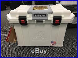 Pelican Cooler Brand New Tailgate 55qt Ready To Ship Ice Chest Embossed Logo