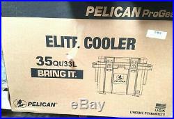 Pelican Cooler Elite 35qt Custom WHITE with Benelli Logo