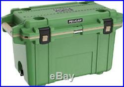 Pelican Cooler Im 70 Quart Elite Cactus Green-coyote