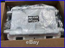 Pelican Elite 50 Quart White/Gray Cooler