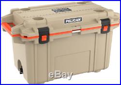 Pelican Elite Cooler Ice Chest Tan / Orange 70 Quart Brand New in the Box