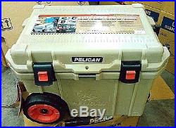 Pelican Elite Wheeled Coolers 45 Quart Tan 32-45QW-OC-TAN