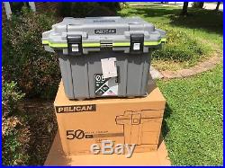 Pelican Gray/Green Elite 50 50Q-1-DKGRYEGRN Cooler