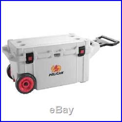 Pelican ProGear Elite 80QT Cooler/Ice Chest with wheels Made in USA #32-80Q-MC-WHT