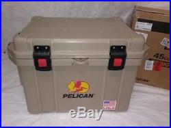 Pelican ProGear Elite Marine Deluxe Cooler with 2-Inch Insulation, Tan, 45-Quart