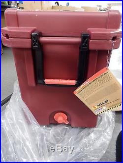 Pelican Products ProGear Elite Cooler 95 Quart Maroon Ice Chest Made in USA
